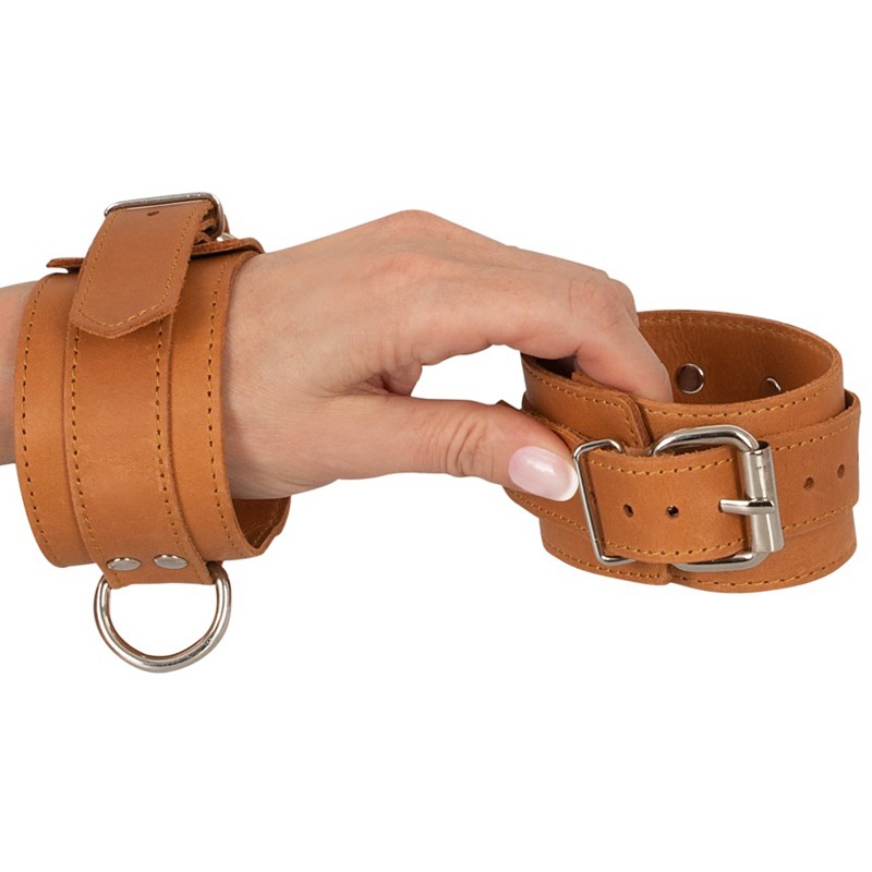 Handfesseln aus Leder – Bild 3