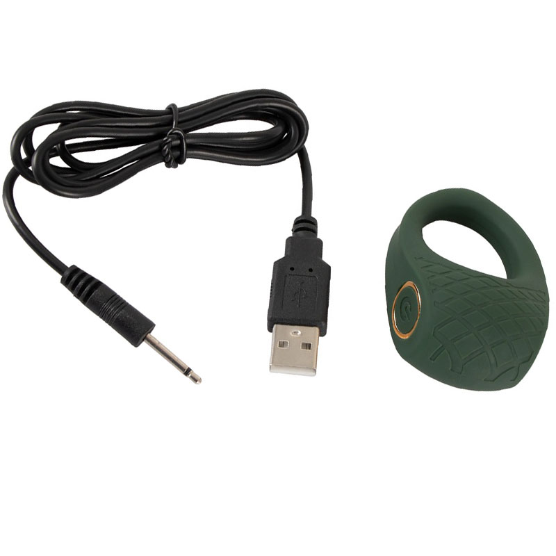 Luxurious Vibrating Cock Ring mit Ladekabel