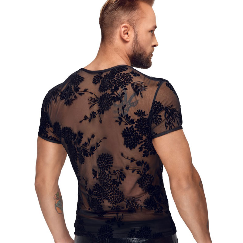 Shirt mit Samtflockprint – Bild 2
