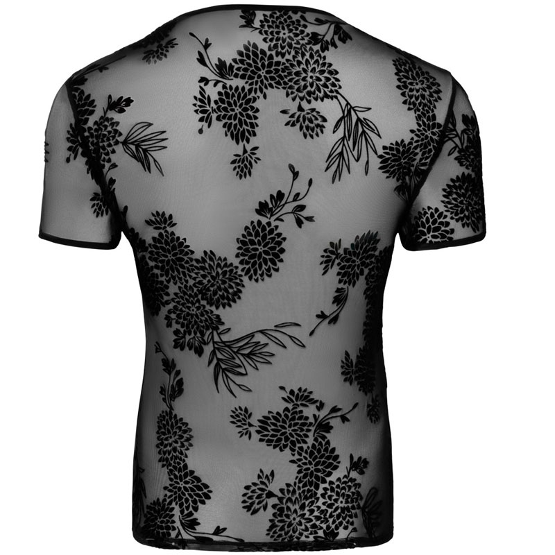 Shirt mit Samtflockprint – Bild 4