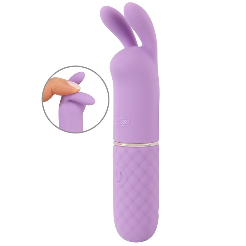 Mini-Vibrator von Cuties mit kleinen Öhrchen